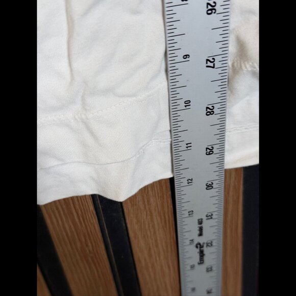 Buck Mason Polo Shirt XL Mens Ivory Short Sleeve Woven Cotton - Picture 4 of 9